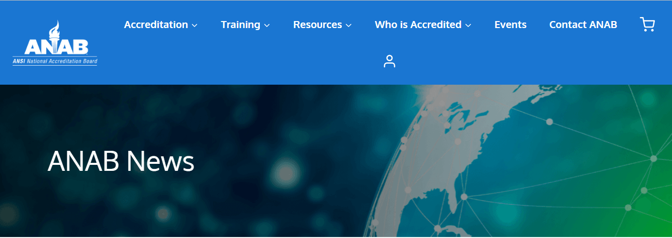 ANAB news website header image