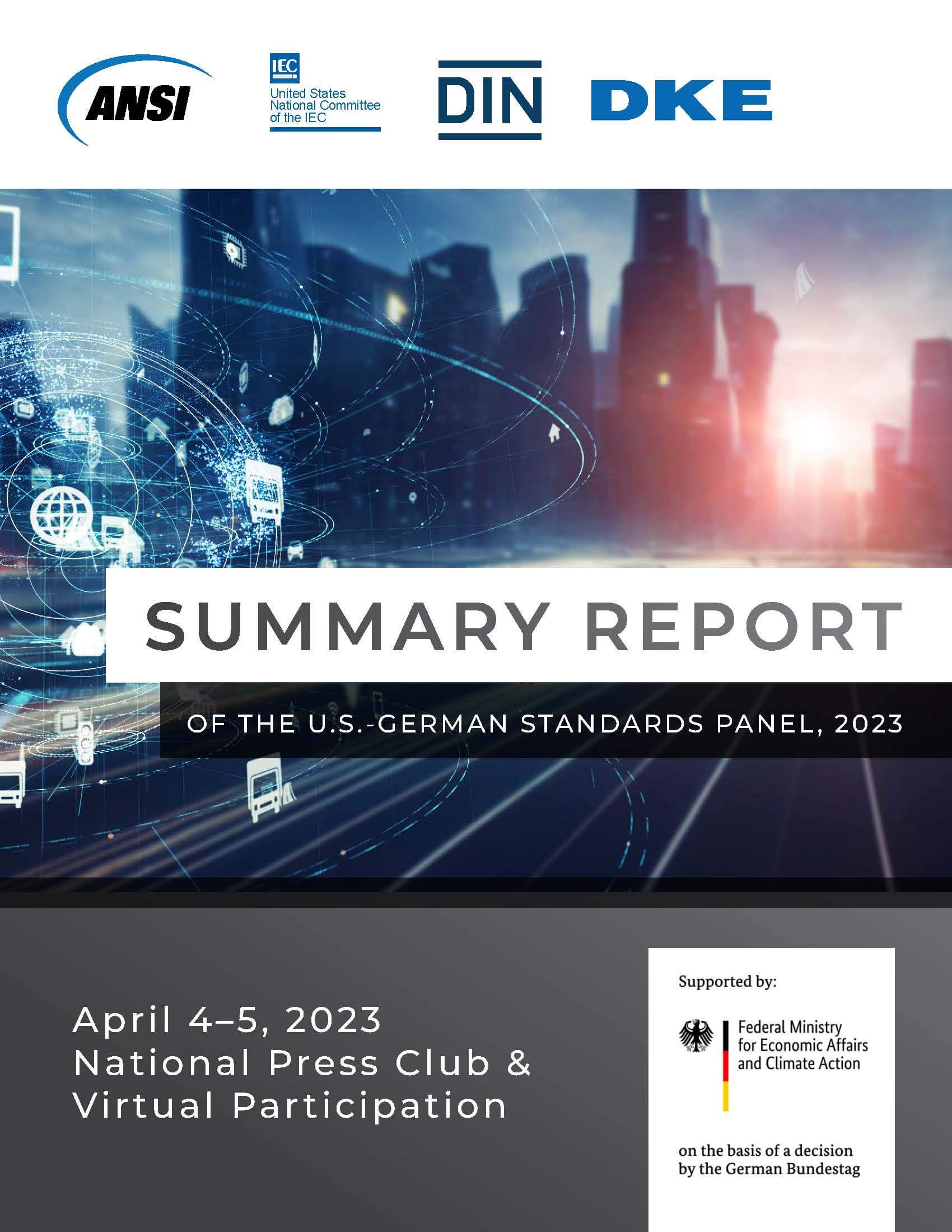U.S. German Standards Panel report cover