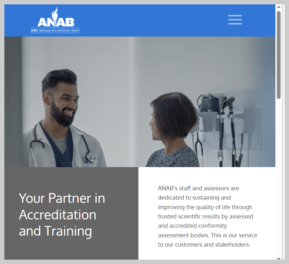 ANAB website