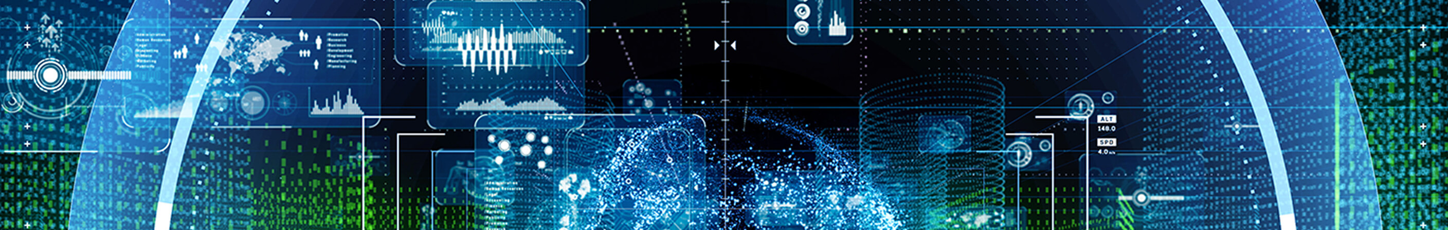 Abstract electrotechnical dashboard. 