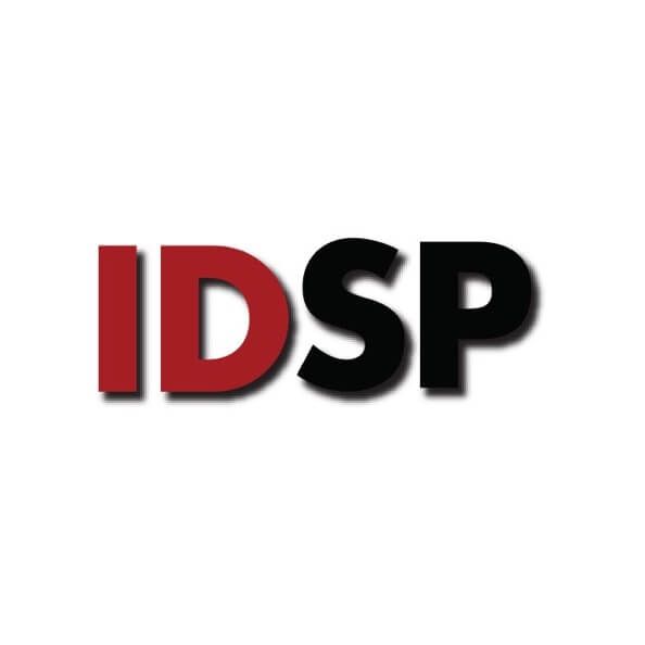 The ANSI IDSP logo in rad and black on a white background.