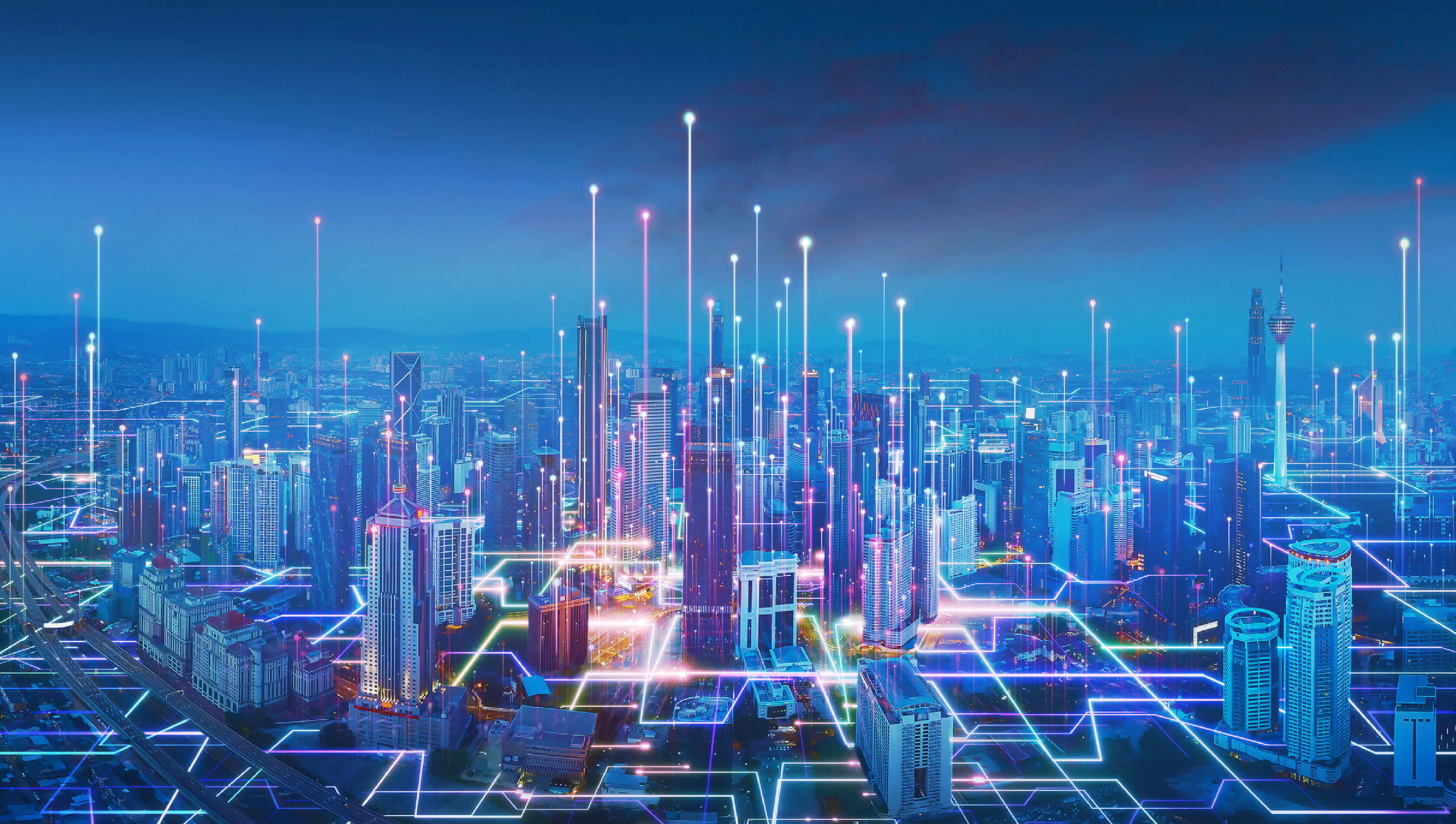 Technology city image