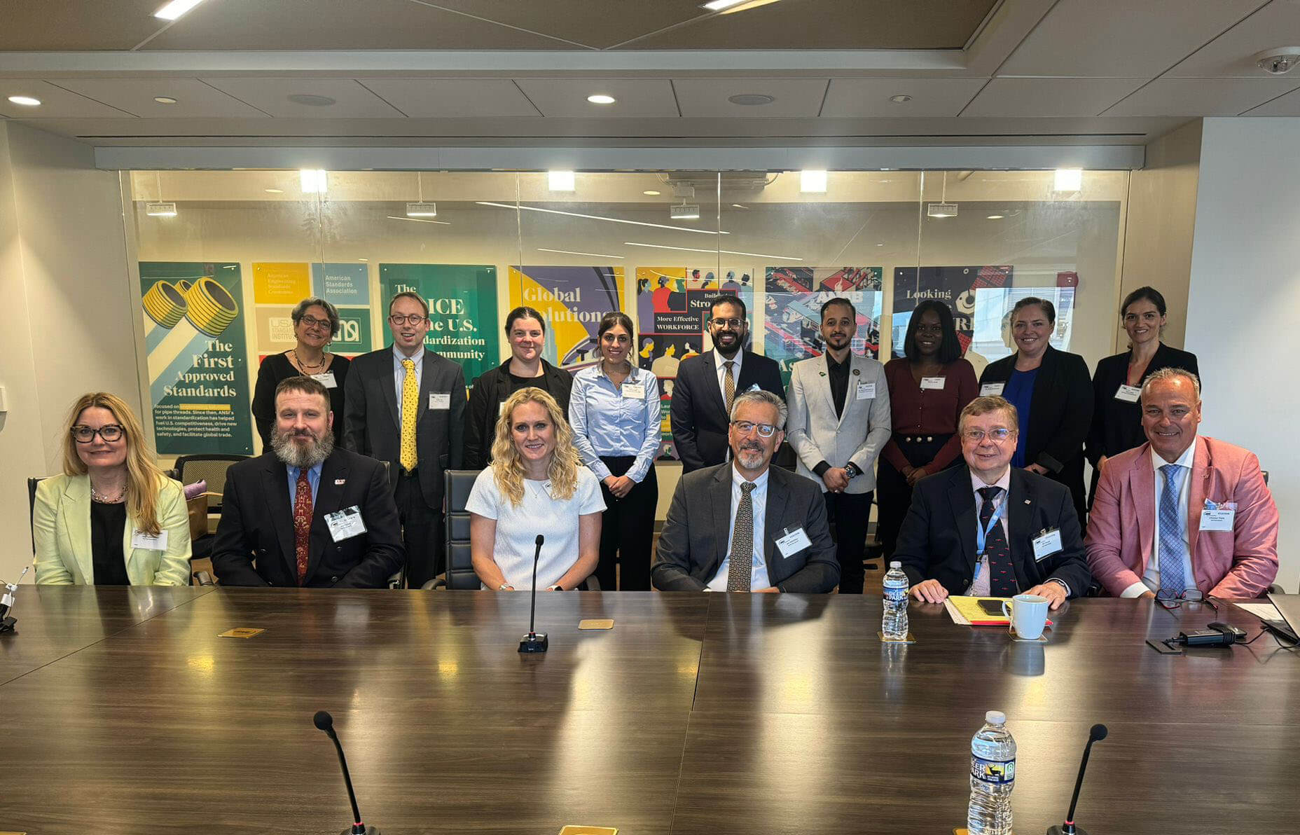 Attendees of ANSI GSO meeting
