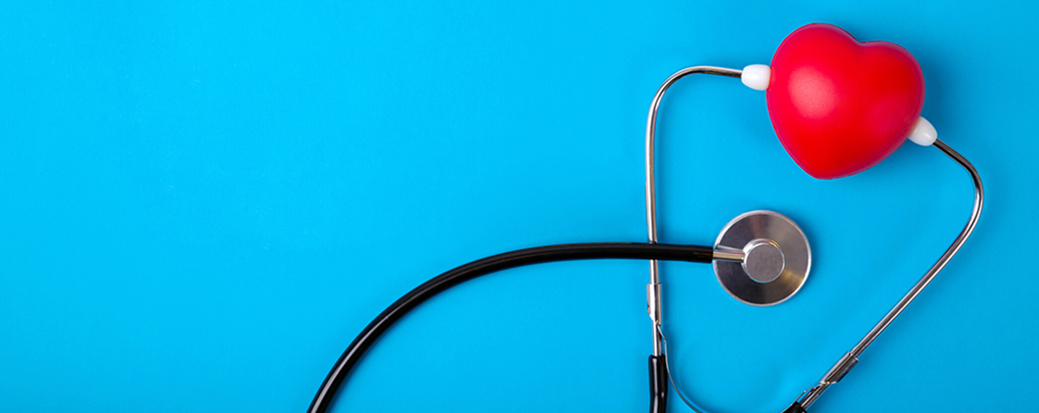 stethoscope listening to heart representation