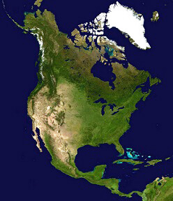 North_America_satellite_globe
