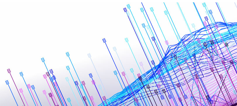 Blue and purple abstract image